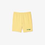 Lacoste Erkek Regular Fit Baskılı Sarı Şort