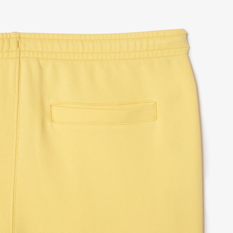 Lacoste Erkek Regular Fit Baskılı Sarı Şort