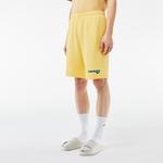 Lacoste Erkek Regular Fit Baskılı Sarı Şort
