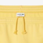 Lacoste Erkek Regular Fit Baskılı Sarı Şort