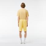 Lacoste Erkek Regular Fit Baskılı Sarı Şort