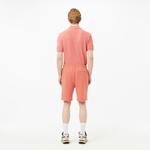 Lacoste Erkek Regular Fit Baskılı Pembe Şort