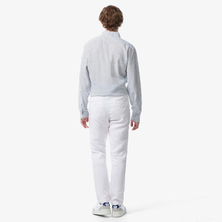 Lacoste Erkek Beyaz Pantolon