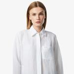 Lacoste Kadın Beyaz Gömlek
