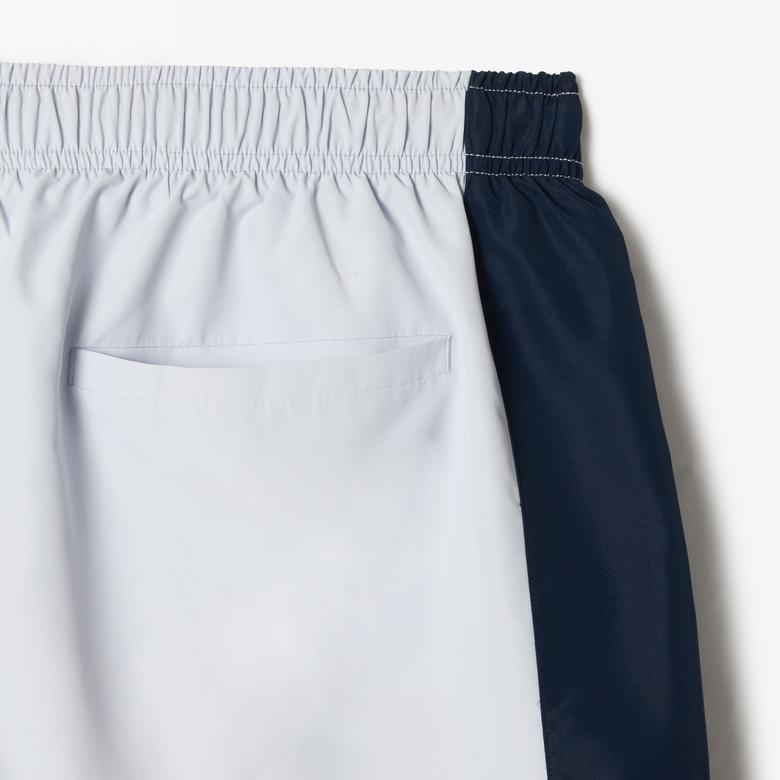 Lacoste Erkek Renk Bloklu Renkli Mayo Şort