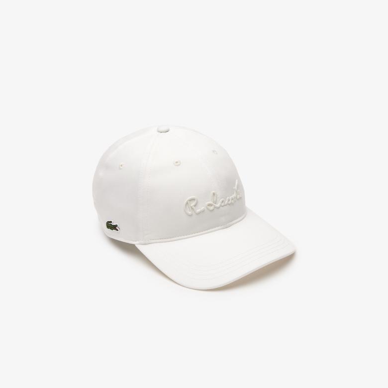 Lacoste Unisex Beyaz Şapka