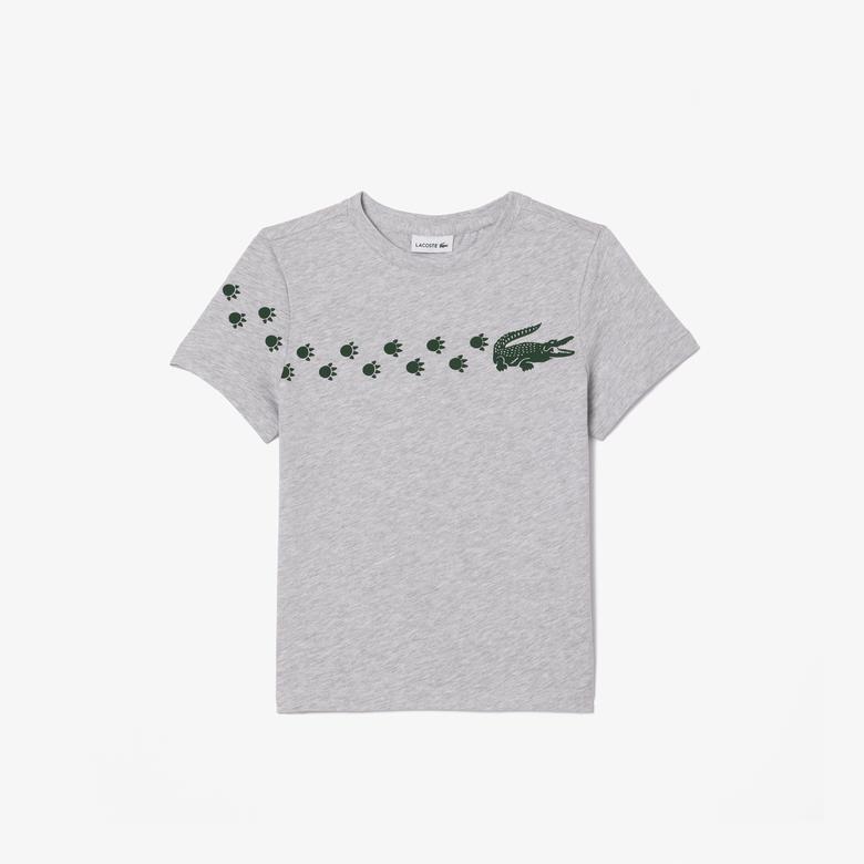 Lacoste Classic Çocuk Gri T-Shirt