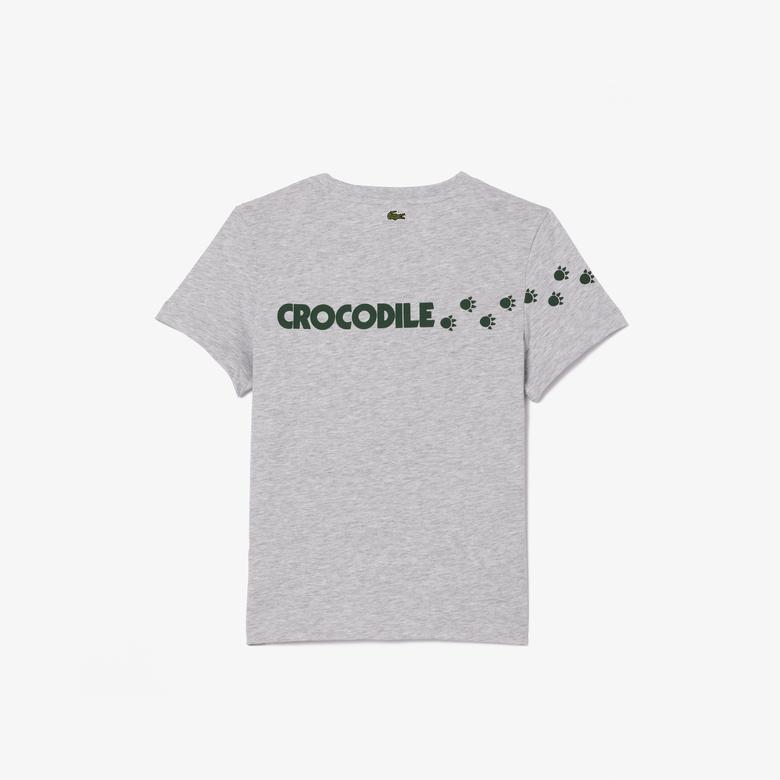 Lacoste Classic Çocuk Gri T-Shirt