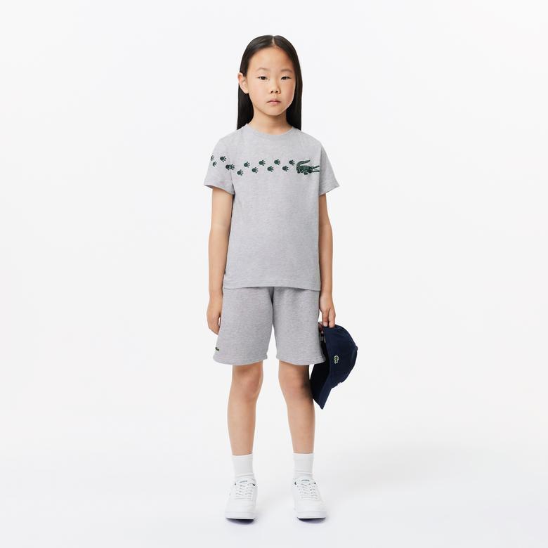 Lacoste Classic Çocuk Gri T-Shirt