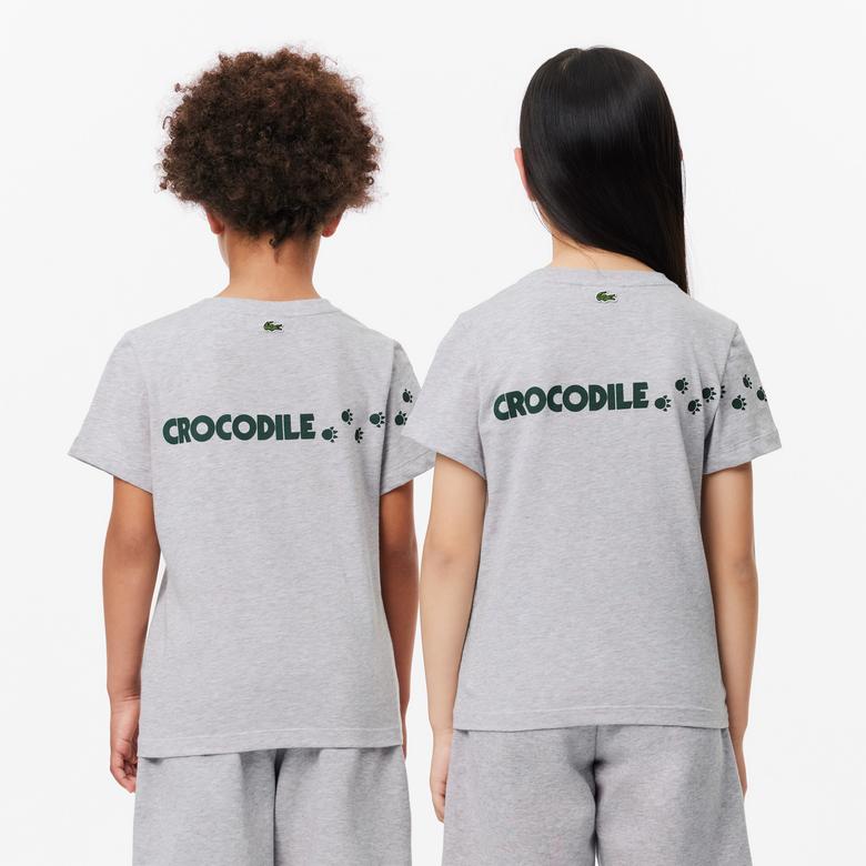 Lacoste Classic Çocuk Gri T-Shirt