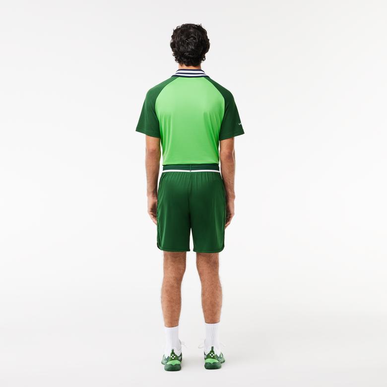 Lacoste SPORT x Daniil Medvedev Erkek Regular Fit Yeşil Şort
