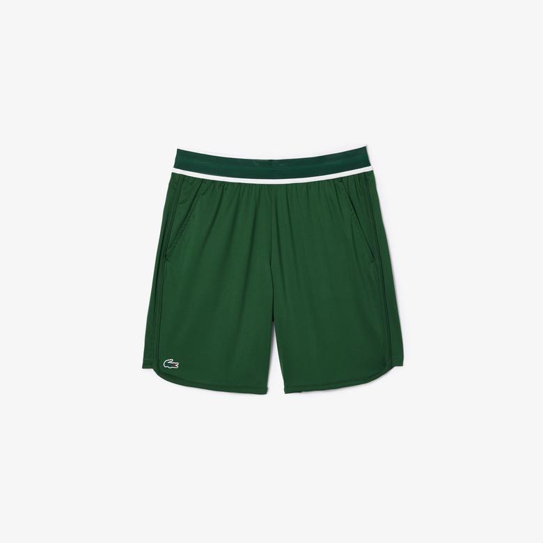 Lacoste SPORT x Daniil Medvedev Erkek Regular Fit Yeşil Şort