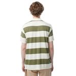 Nautica Erkek Yeşil Classic Fit Kısa Kollu Çizgili Polo