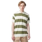 Nautica Erkek Yeşil Classic Fit Kısa Kollu Çizgili Polo
