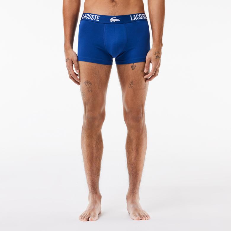 Lacoste Erkek 3'lü Renkli Boxer