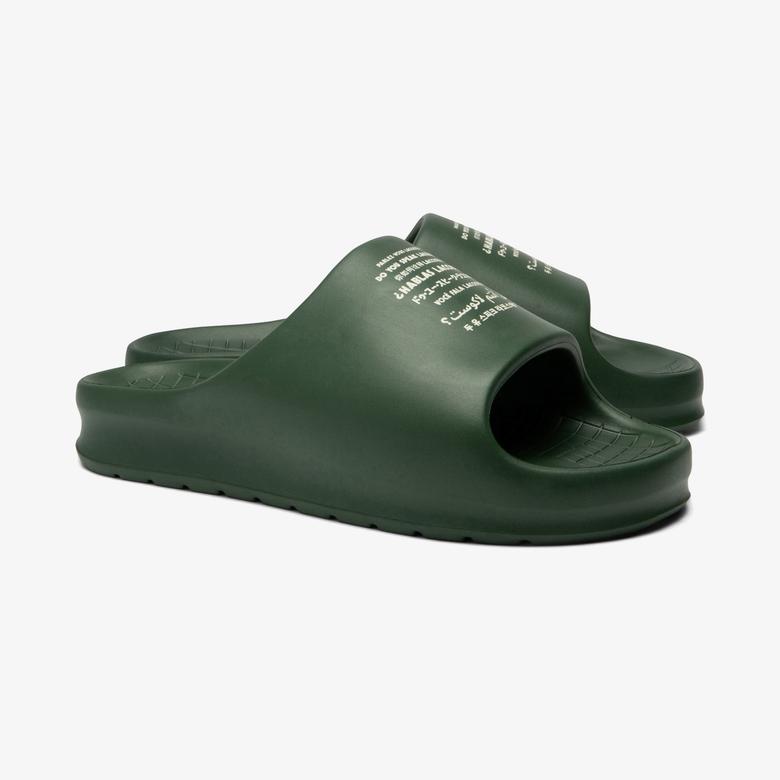 Lacoste Croco 2.0 Evo Erkek Koyu Yeşil Terlik