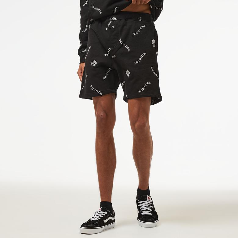 Primitive Rogue Fleece Erkek Siyah Şort