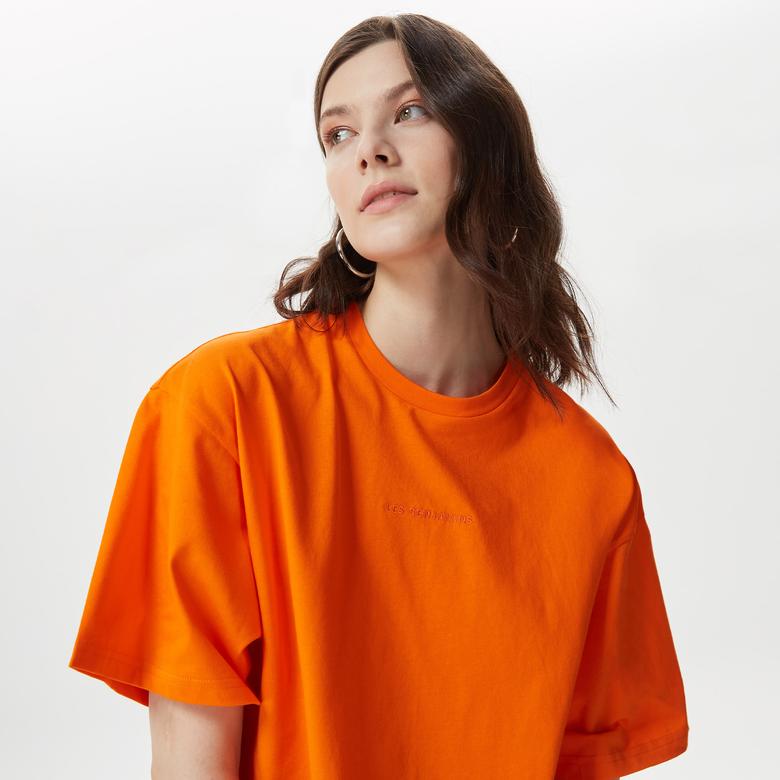 Les Benjamins Essentials Kadın Turuncu T-Shirt