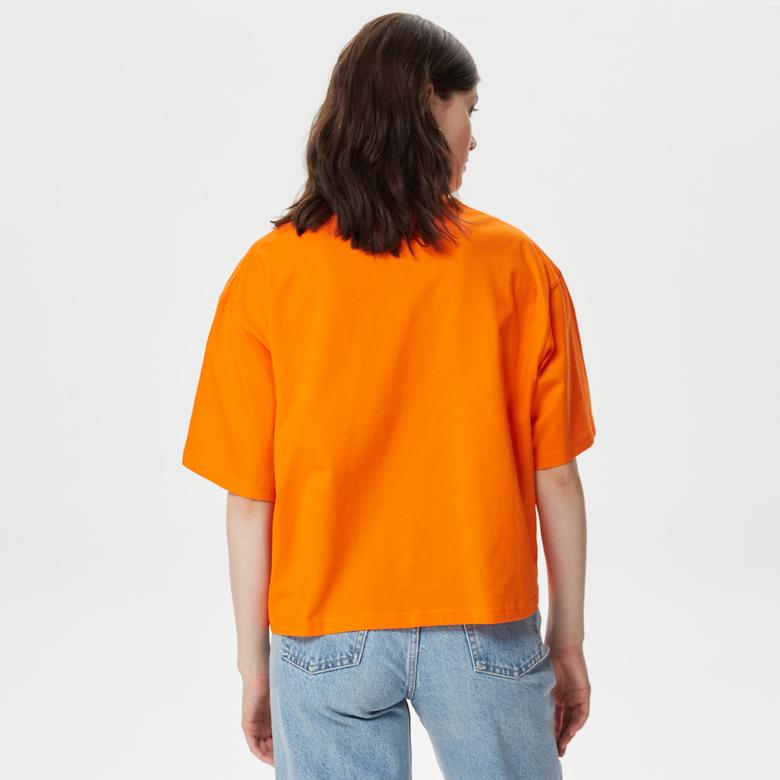 Les Benjamins Essentials Kadın Turuncu T-Shirt