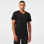 Lacoste Erkek Slim Fit V Yaka 3'lü Siyah Atlet