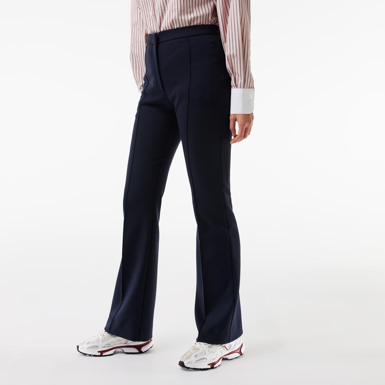 Lacoste Kadın Flare Fit Lacivert Pantolon