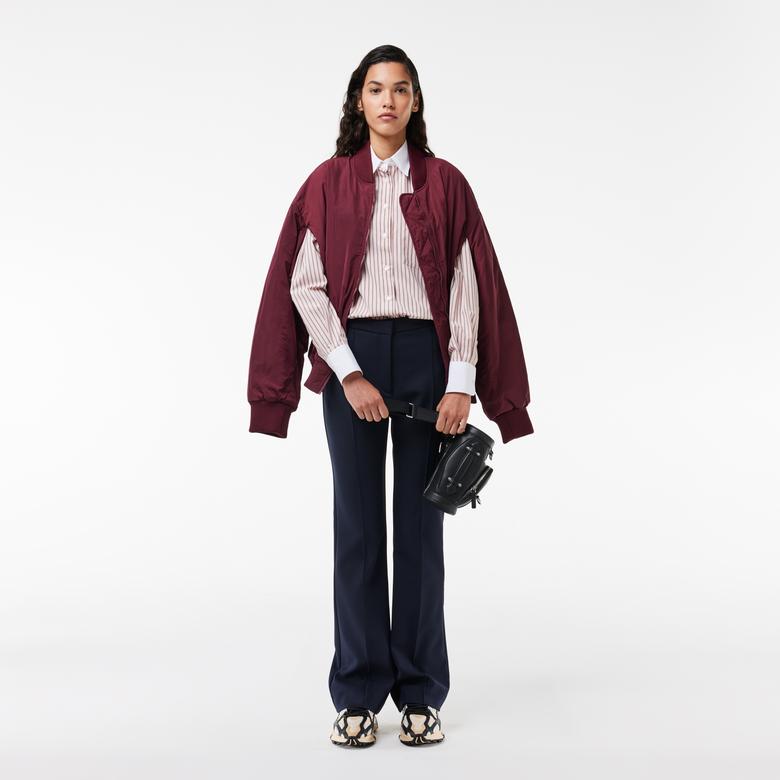 Lacoste Kadın Flare Fit Lacivert Pantolon