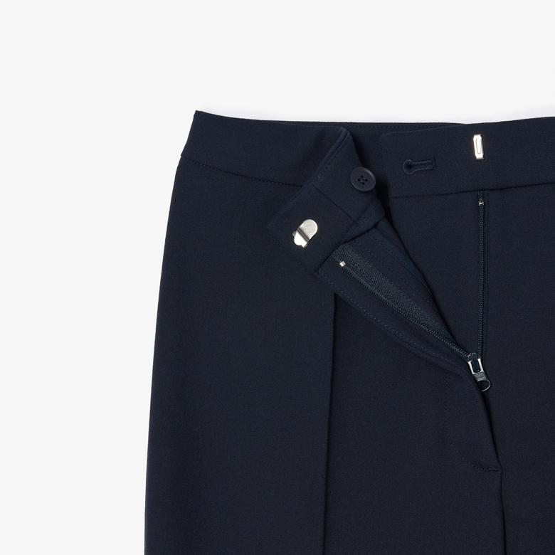 Lacoste Kadın Flare Fit Lacivert Pantolon