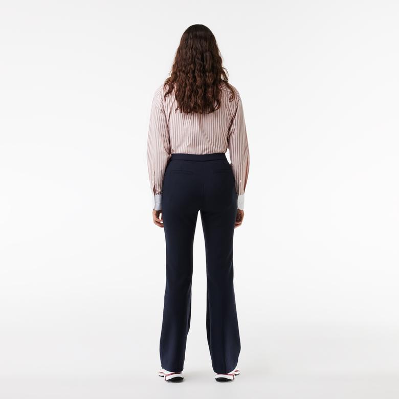 Lacoste Kadın Flare Fit Lacivert Pantolon