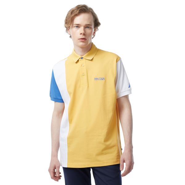 Nautica Erkek Sarı Classic Fit Kısa Kollu Polo