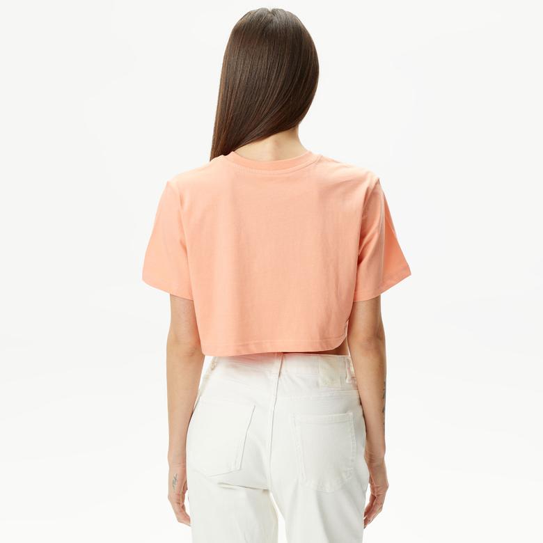 Nautica Kadın Turuncu Relaxed Fit T-Shirt