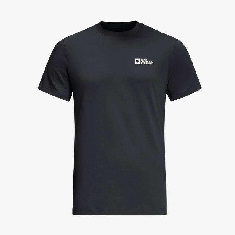 Jack Wolfskin Erkek Siyah T-Shirt