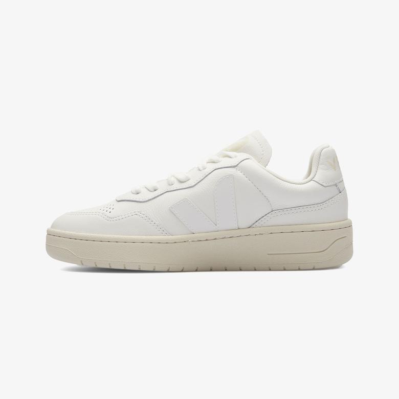 Veja V-90 Leather Kadın Beyaz Sneaker