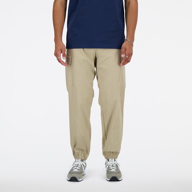 New Balance Icon Twill Cargo Erkek Bej Eşofman Altı