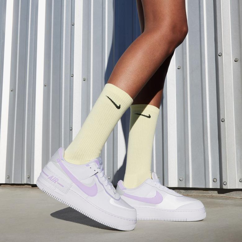 Nike Air Force 1 Shadow Kadın Lila Beyaz Sneaker