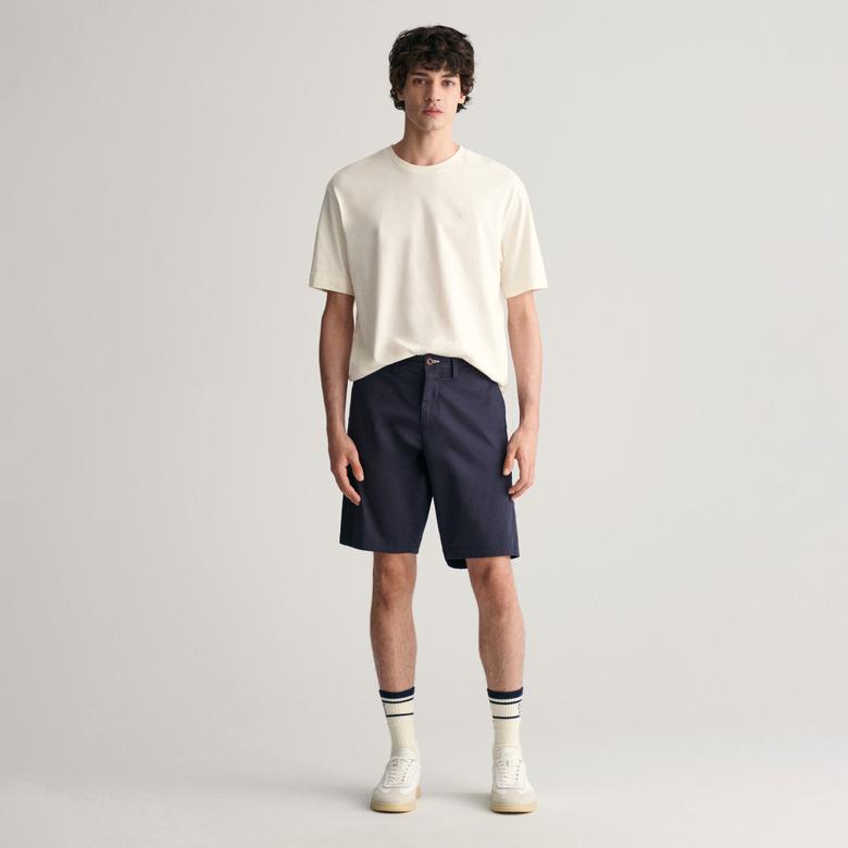 GANT Erkek Lacivert Relaxed Fit Şort