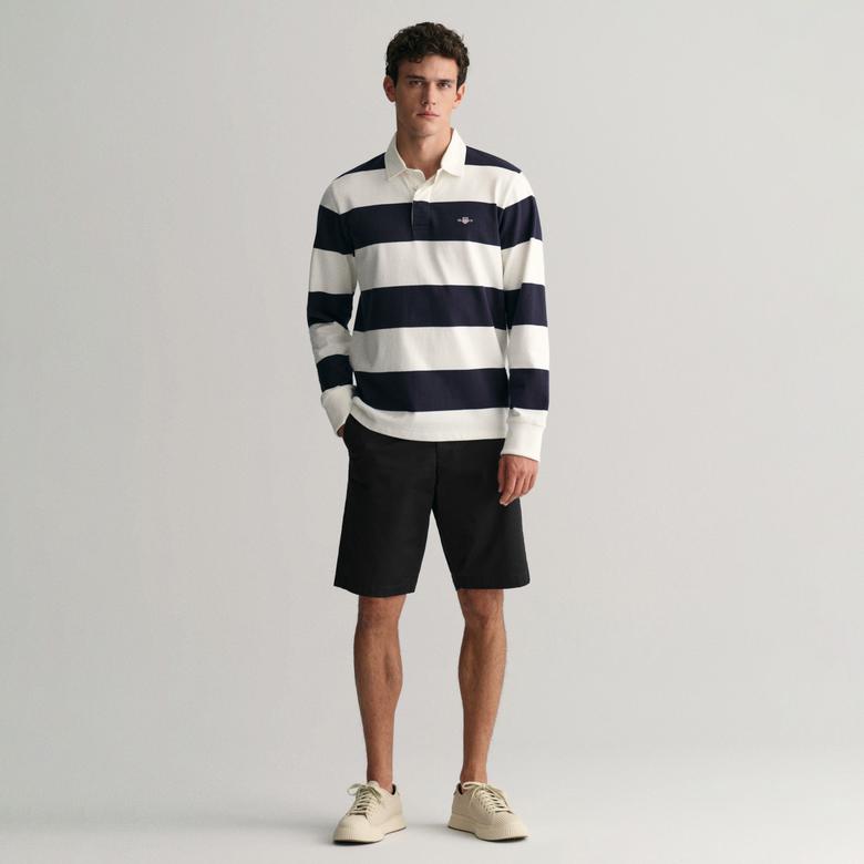 GANT Erkek Siyah Relaxed Fit Şort