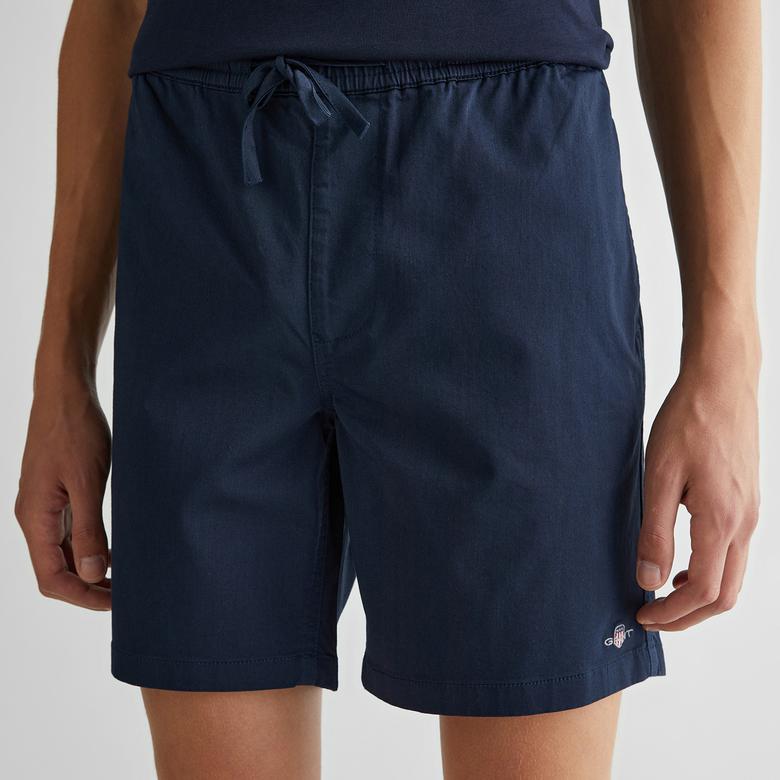GANT Erkek Lacivert Regular Fit Logolu Şort