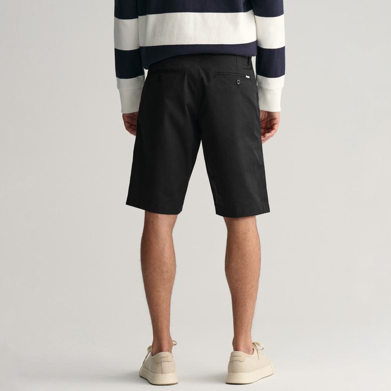 GANT Erkek Siyah Relaxed Fit Şort