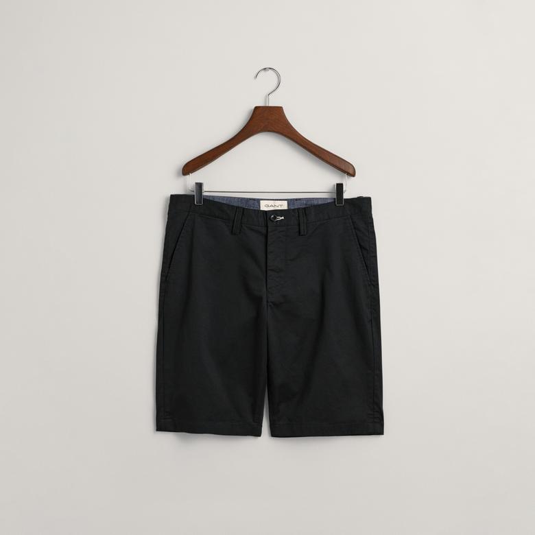 GANT Erkek Siyah Relaxed Fit Şort
