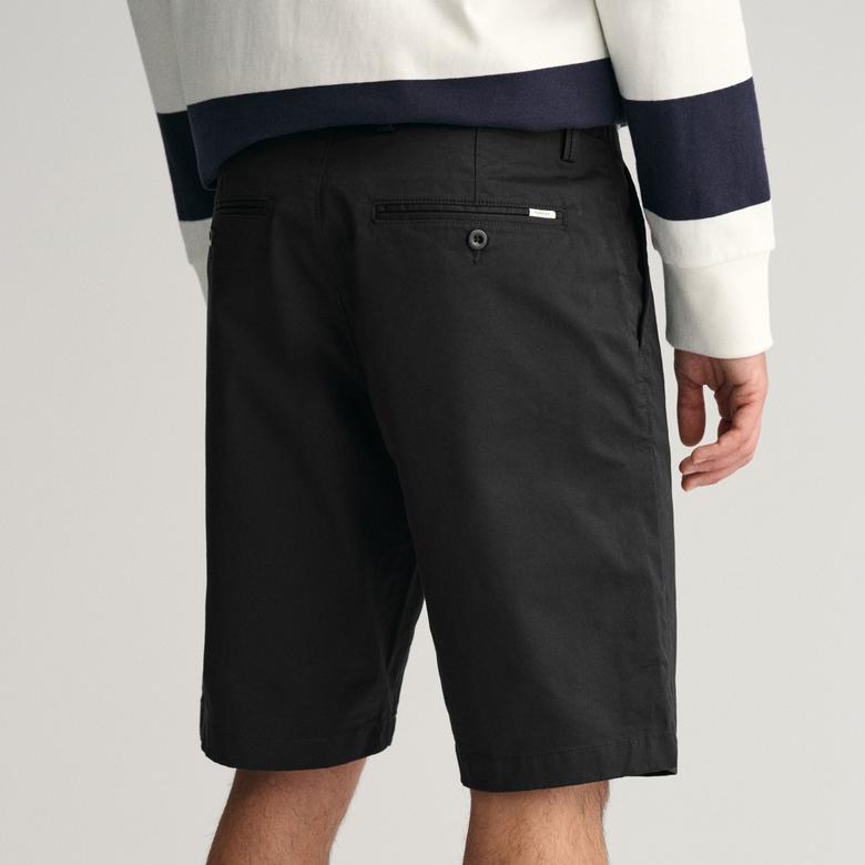 GANT Erkek Siyah Relaxed Fit Şort
