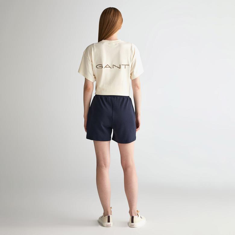 GANT Kadın Lacivert Regular Fit Şort