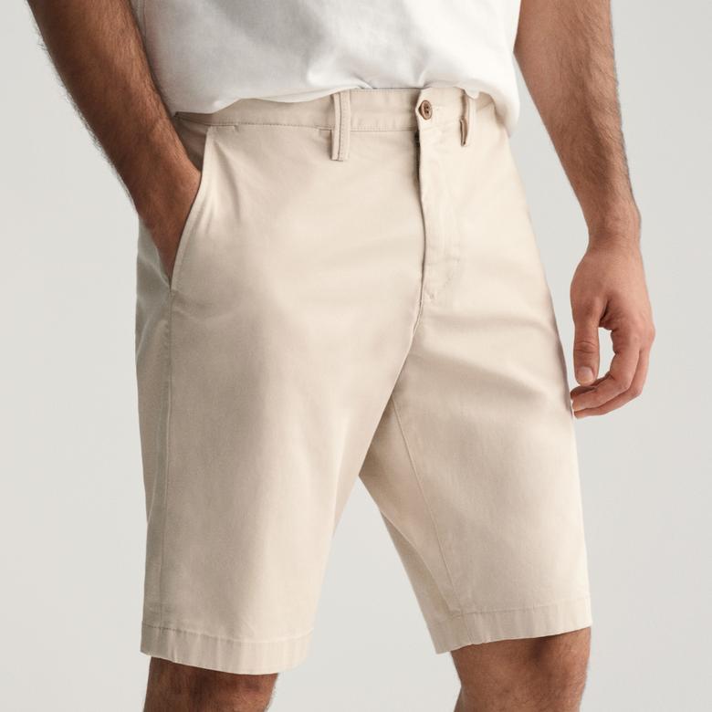 GANT Erkek Krem Relaxed Fit Şort