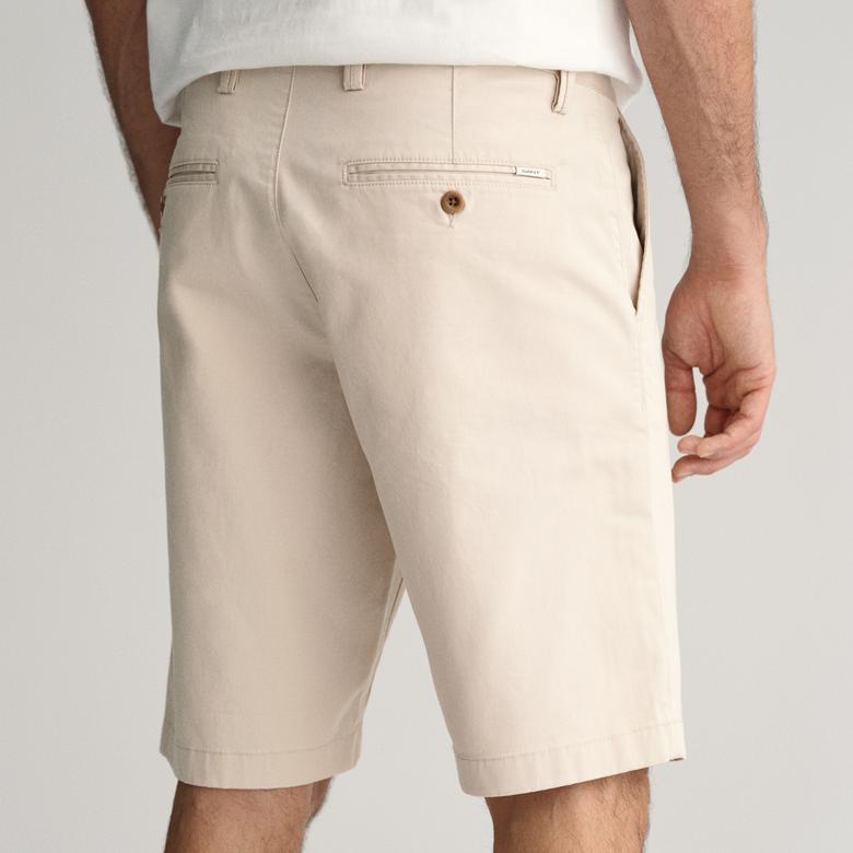 GANT Erkek Krem Relaxed Fit Şort