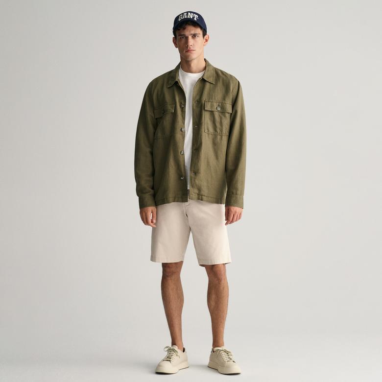 GANT Erkek Krem Relaxed Fit Şort