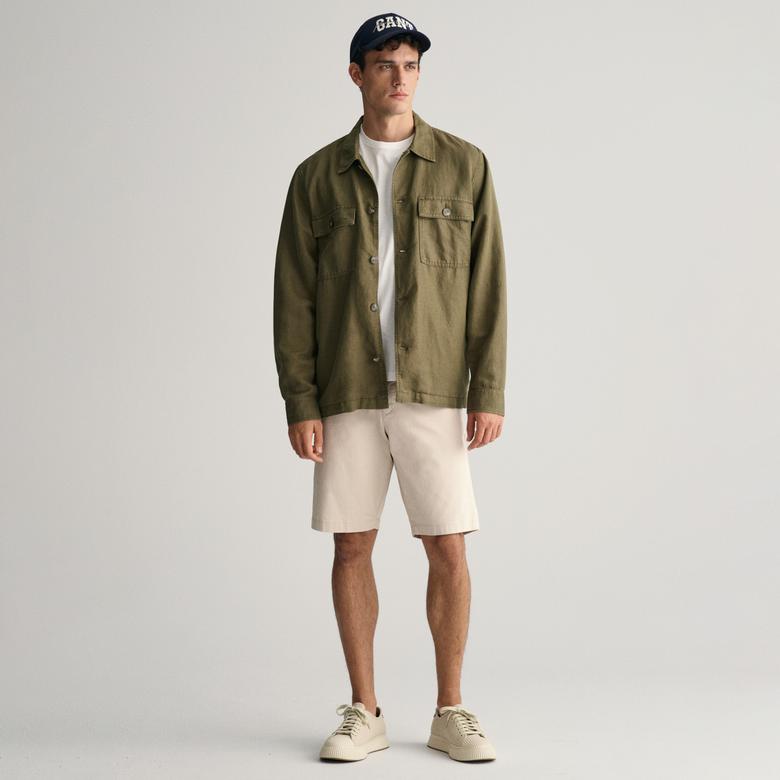 GANT Erkek Krem Relaxed Fit Şort