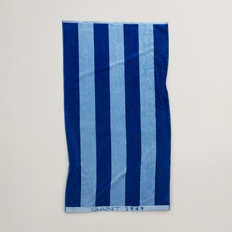 GANT Unisex Mavi Çizgili Havlu
