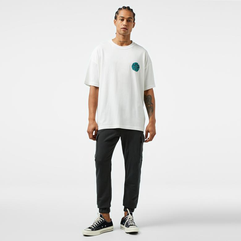 UNITED4 Erkek Beyaz T-Shirt