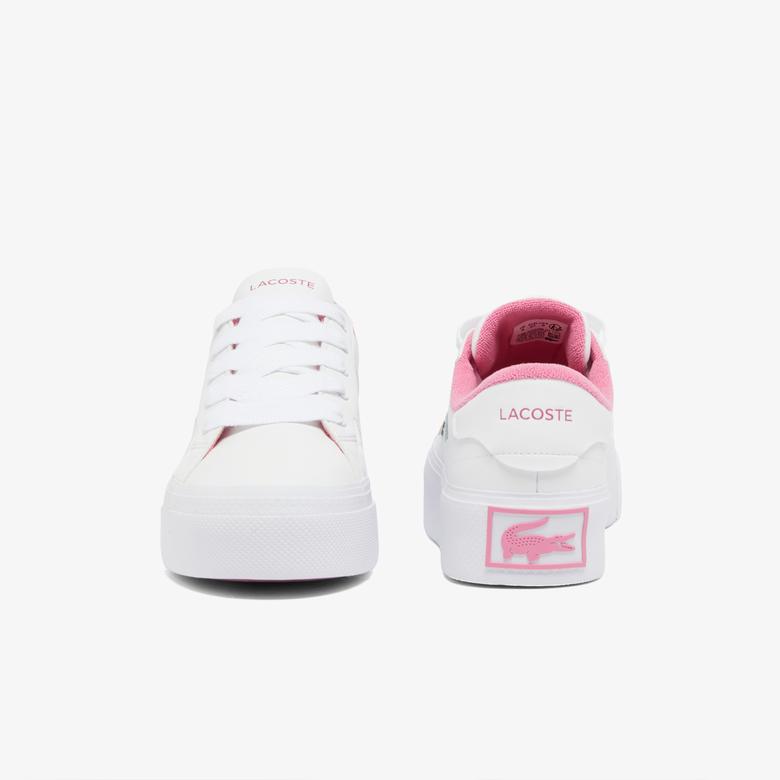 Lacoste Ziane Platform Kadın Beyaz/Pembe Sneaker
