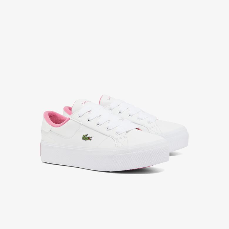 Lacoste Ziane Platform Kadın Beyaz/Pembe Sneaker