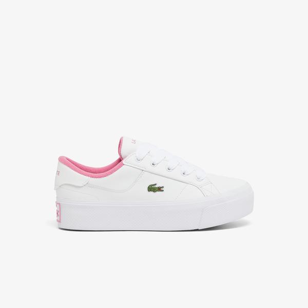 Lacoste Ziane Platform Kadın Beyaz/Pembe Sneaker